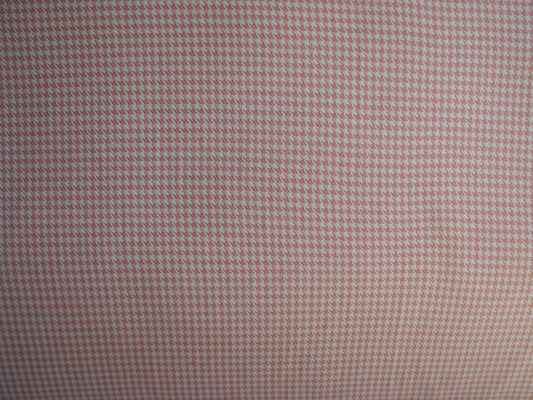Hounds tooth Shrimp - 100% Cotton Fabric