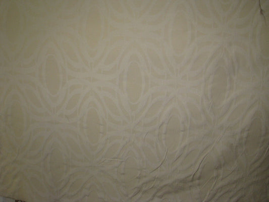 Cotton Self deign cream fabric
