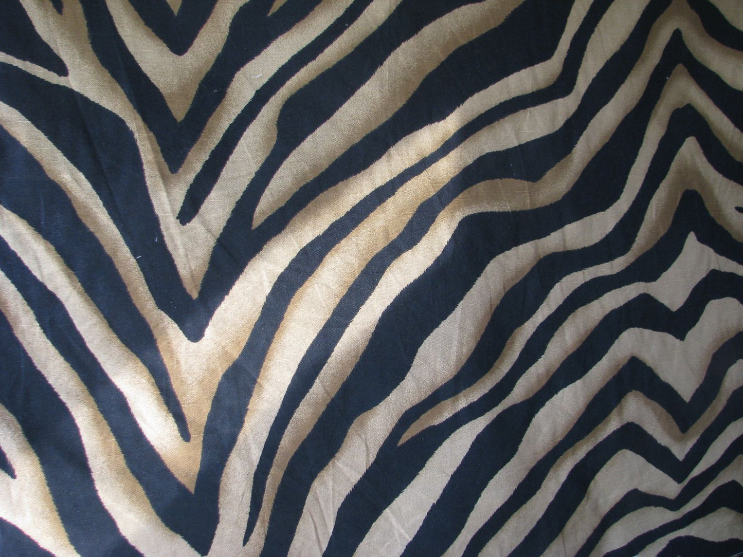 Cotton Linen Zebra print