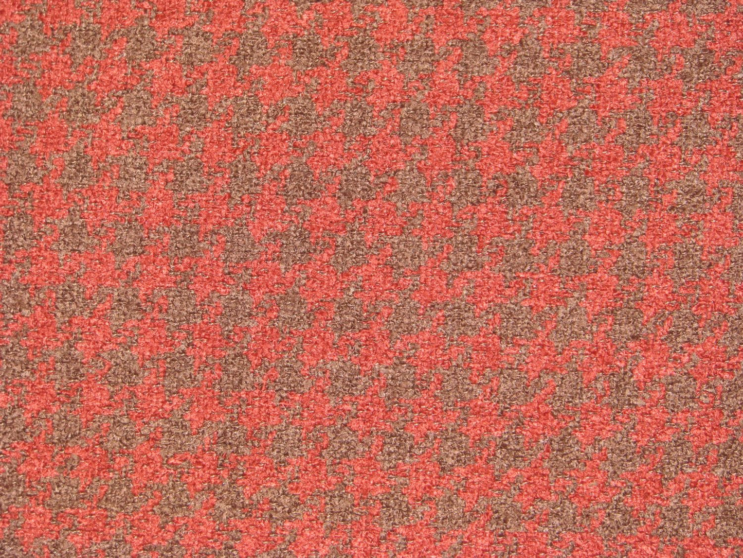 Polyester Chenille Houndstooth Fabrics