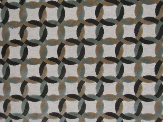 Cotton Circle Velvet Fabric