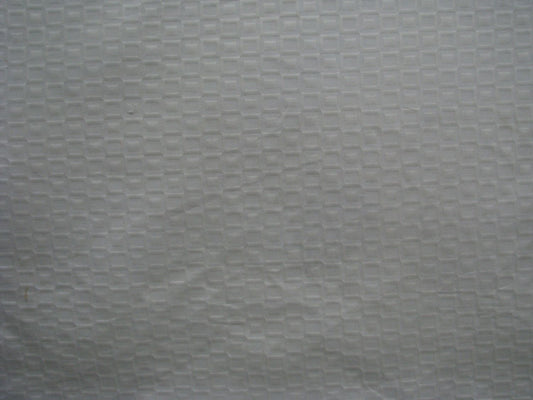 Cotton Self woven Cream Fabric