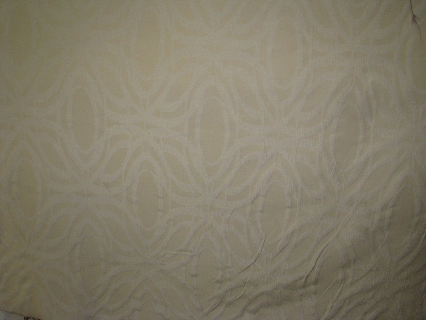 Cotton Self deign cream fabric