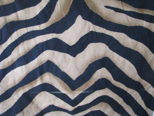 Cotton Linen Zebra print