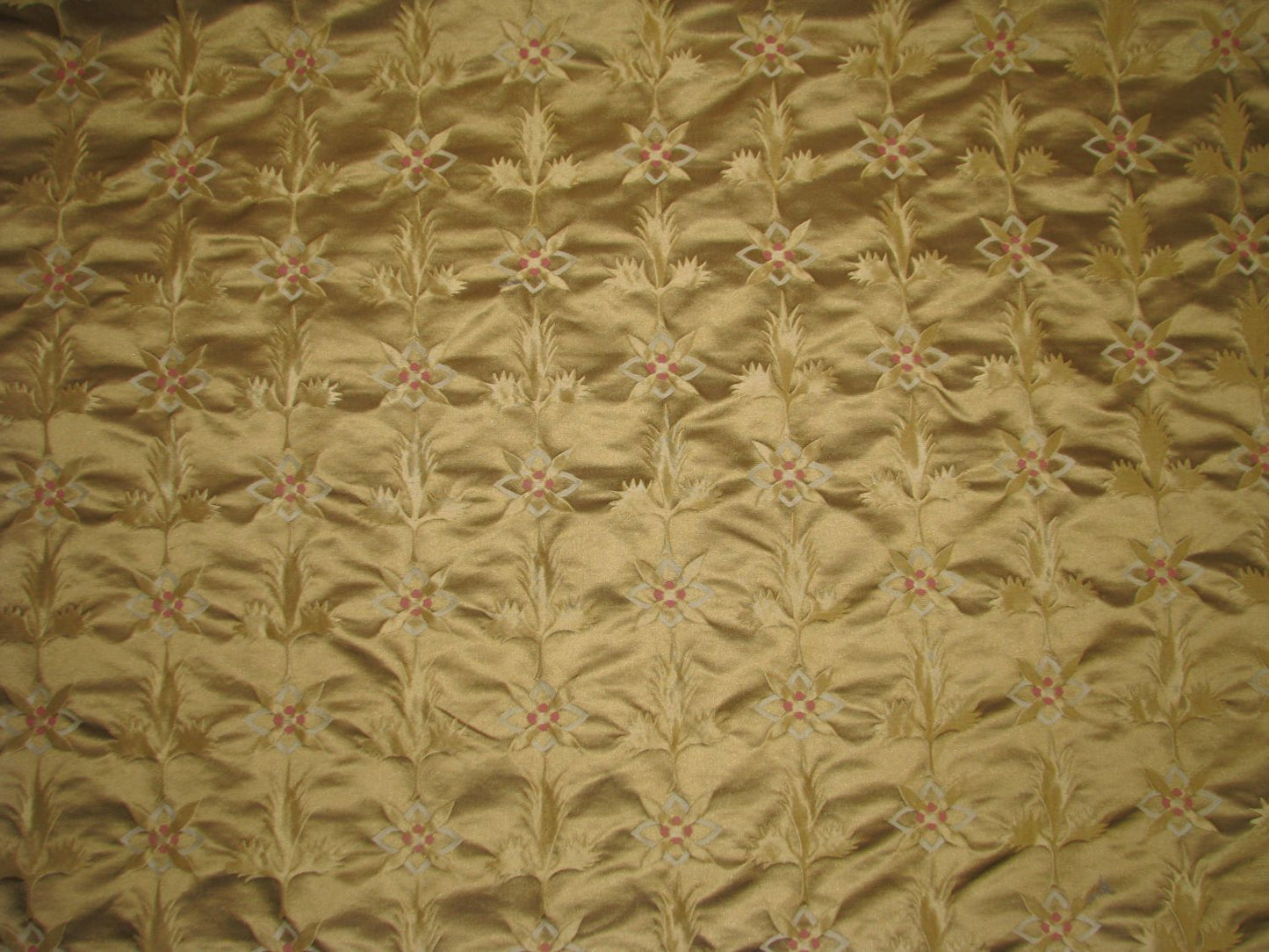 Polyester Floral Jacquard Fabric