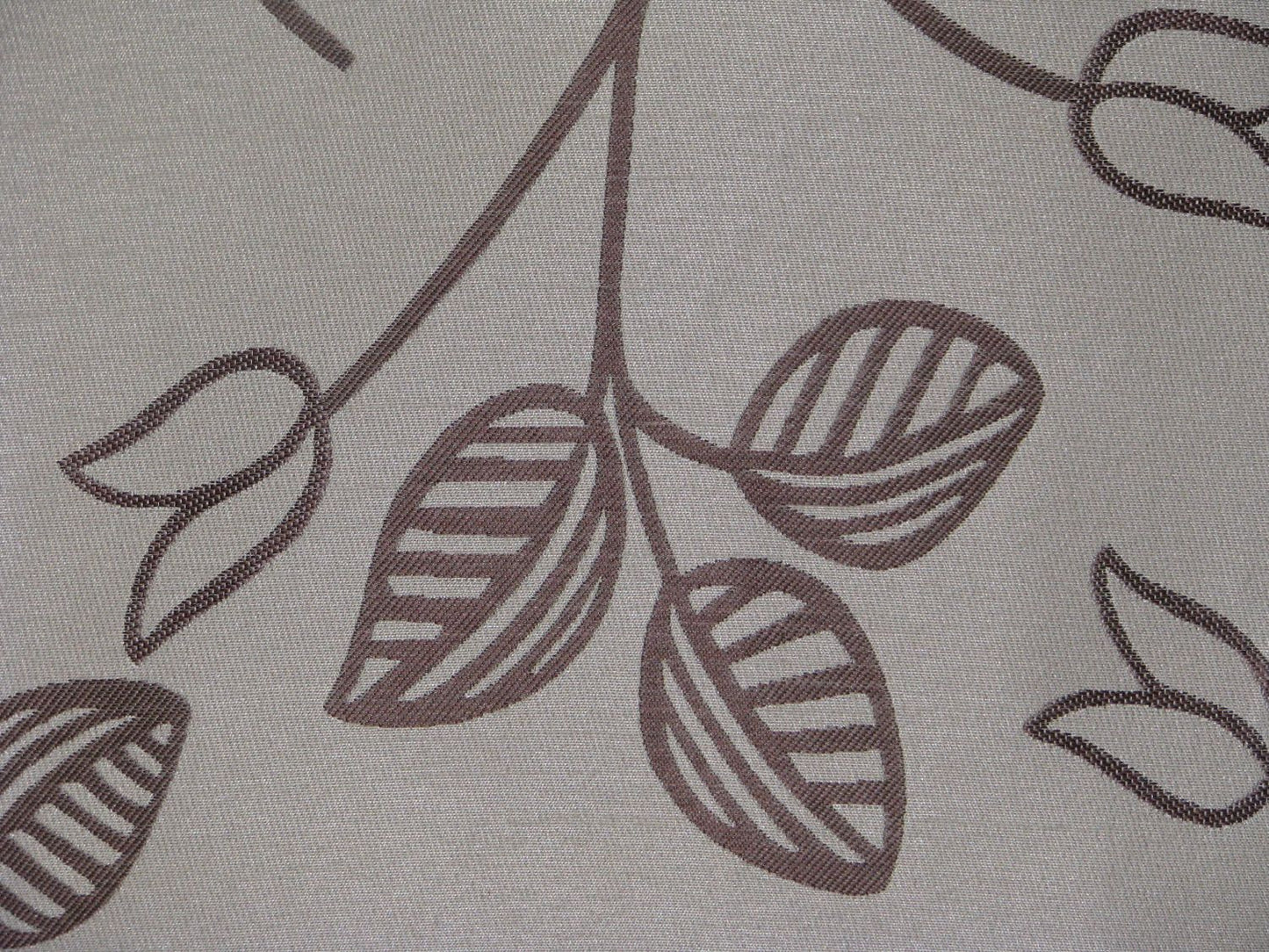 Leaf Polyester Jacquard Woven Fabric