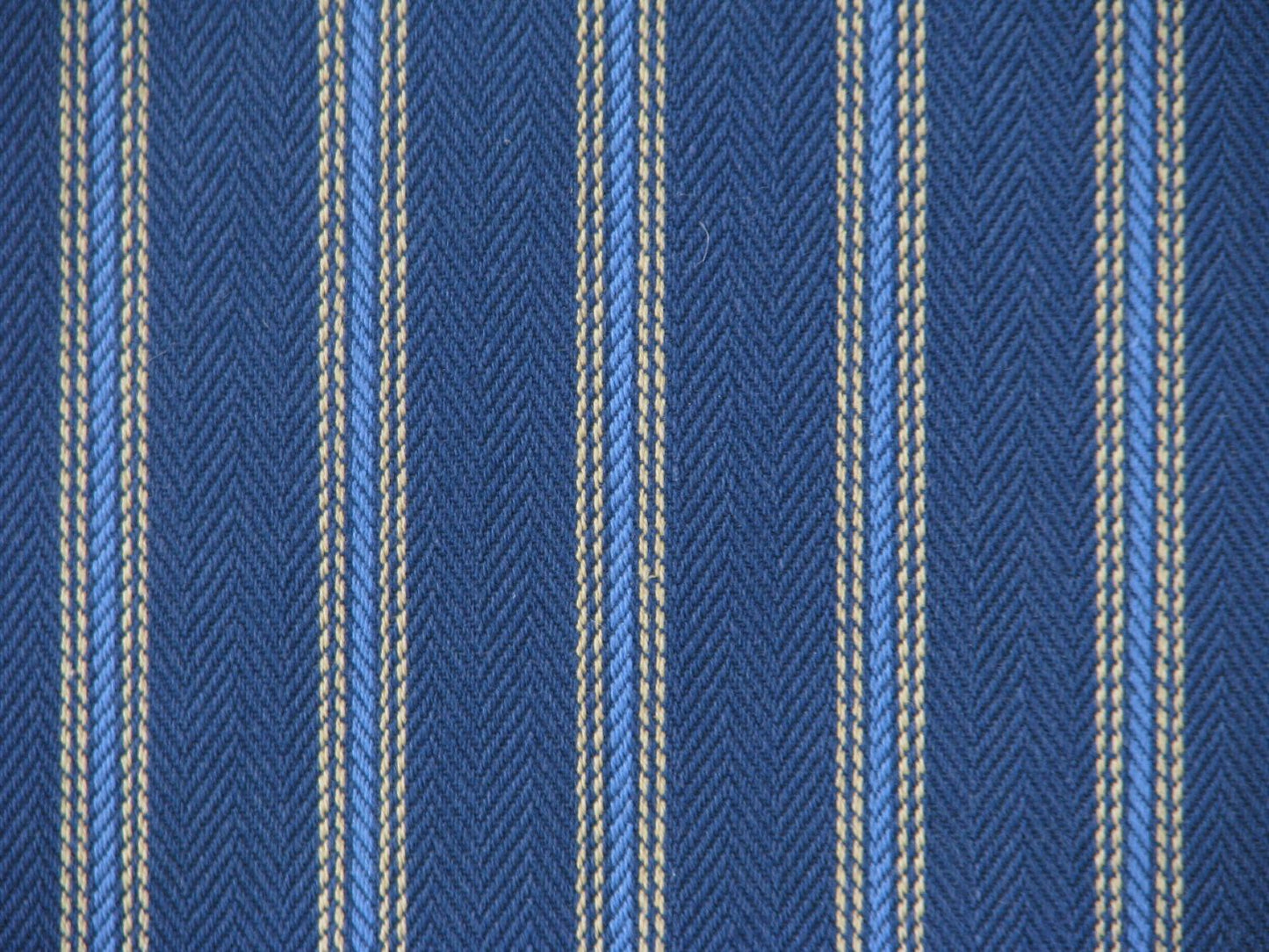 Blue Cotton Stripe Fabrics