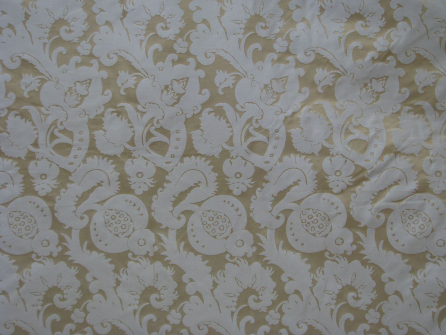 Silk Satin Jacquard Floral Fabrics